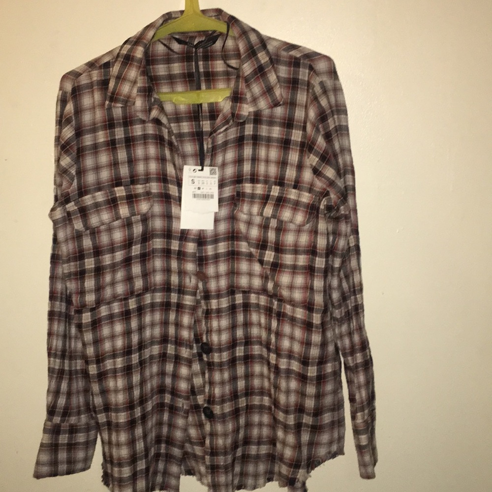 Zara buuton down top